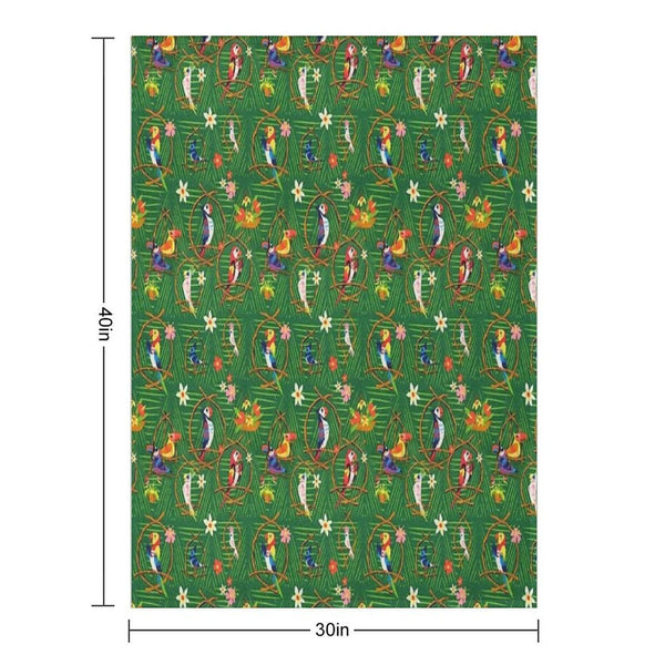 Enchanted Tiki Room Throw Blanket