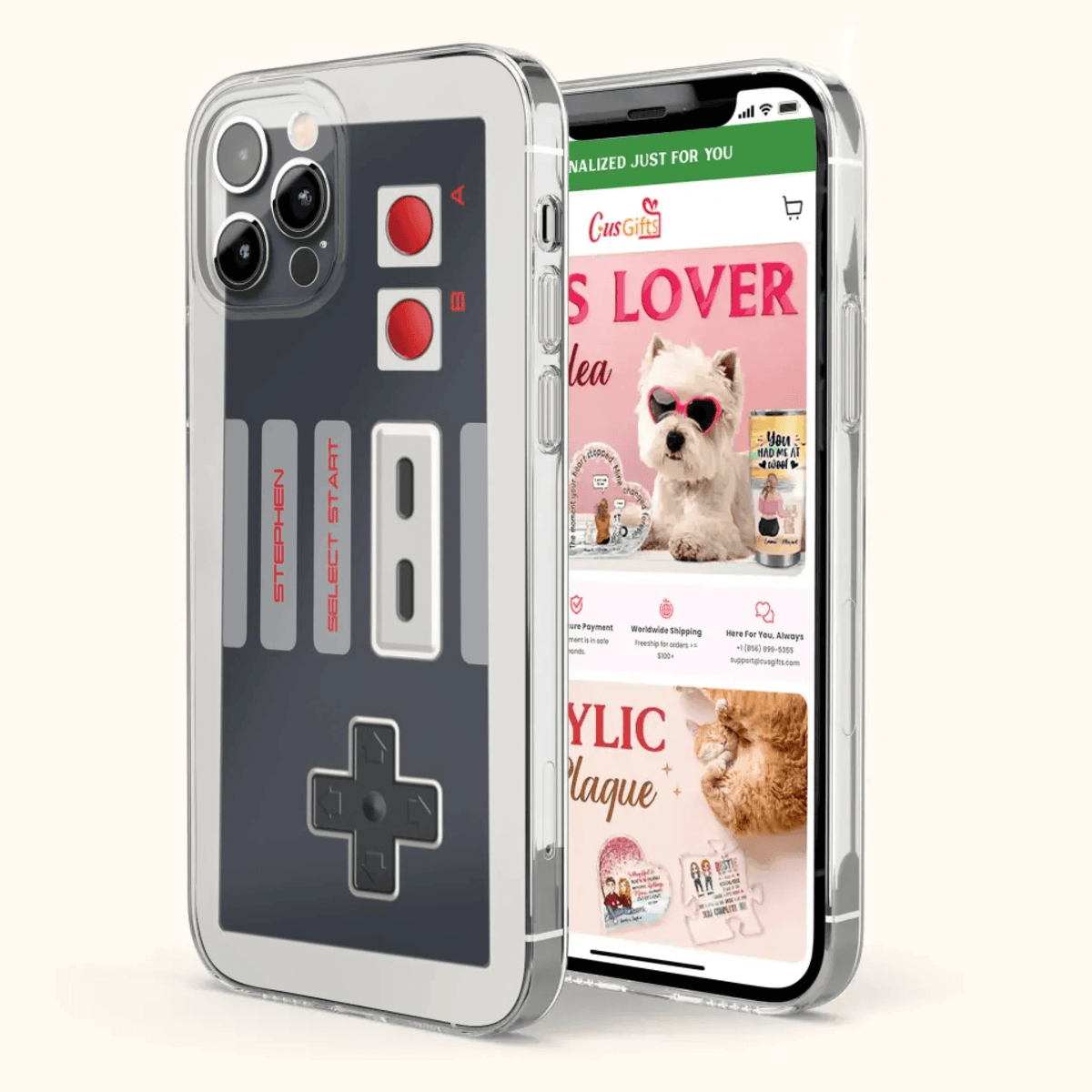 Custom Personalized Classic Game Controller Phone Case - 812E12