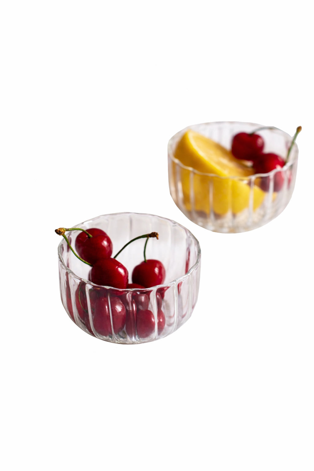 S/2 Kira Borosilicate Glass Bowl