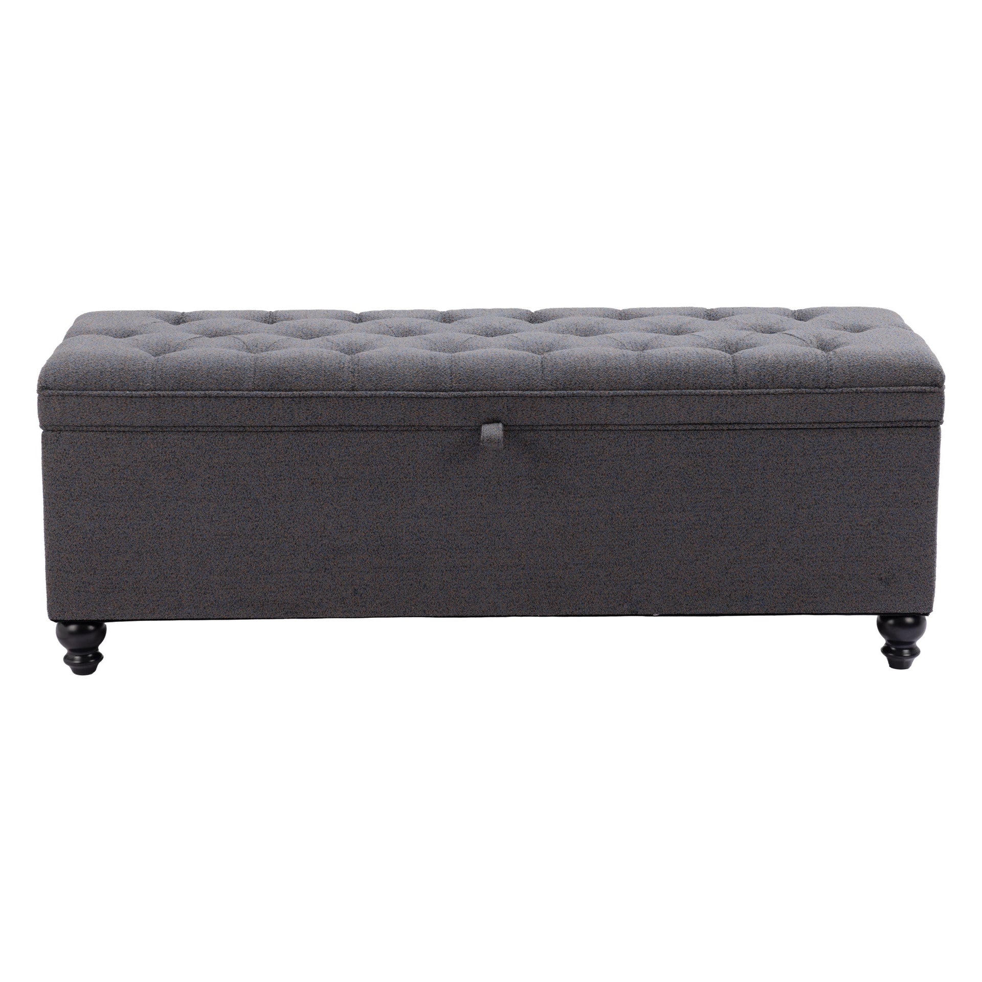 Halifax Storage Bench Gravel Gray