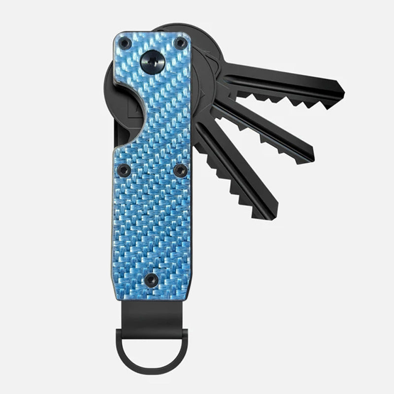 Keychain metal keychain aluminum alloy key storage keyclip