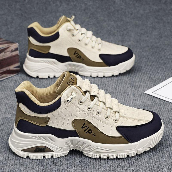 Autumn New Martin Shoes Men's Casual Sports Korean Edition High Top Thick Sole Men's Shoes Trendy British Style Workwear Shoes