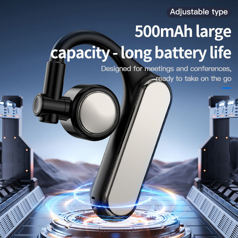 Z8 Bluetooth earphones wireless single ear business hot selling Bluetooth 5.4 long endurance single-sided hanging ear earphones