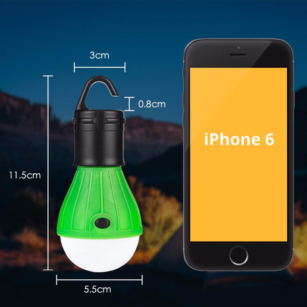 Outdoor Portable Hanging LED Camping Tent Light Bulb Fishing Lantern Lamp Torch 4 Colors Energy Saving