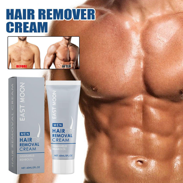 Hair Removal Cream, For Men Men's Underarm Arm And Leg Hair Gentle Non-Irritating Cleaning Hair Removal Cream