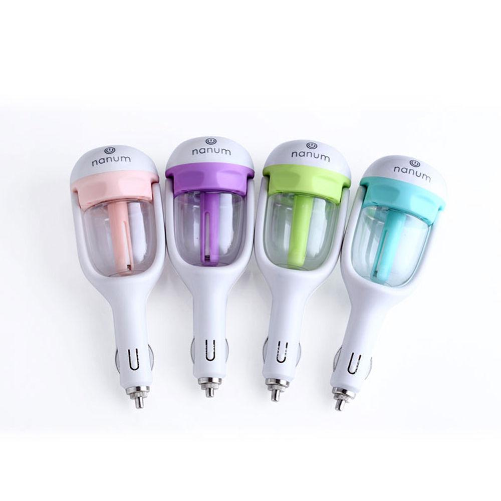 Car charger Humidifier Mini Air Purifier Aroma Diffuser Auto Air Freshener Aromatherapy
