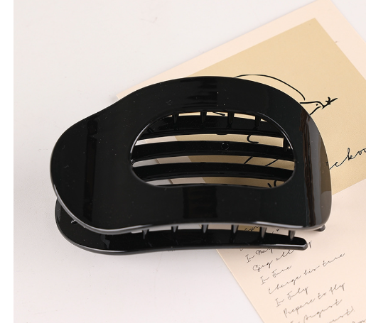 Banana clip vertical clip hair clip female back of head ponytail half tied hair twisted clip