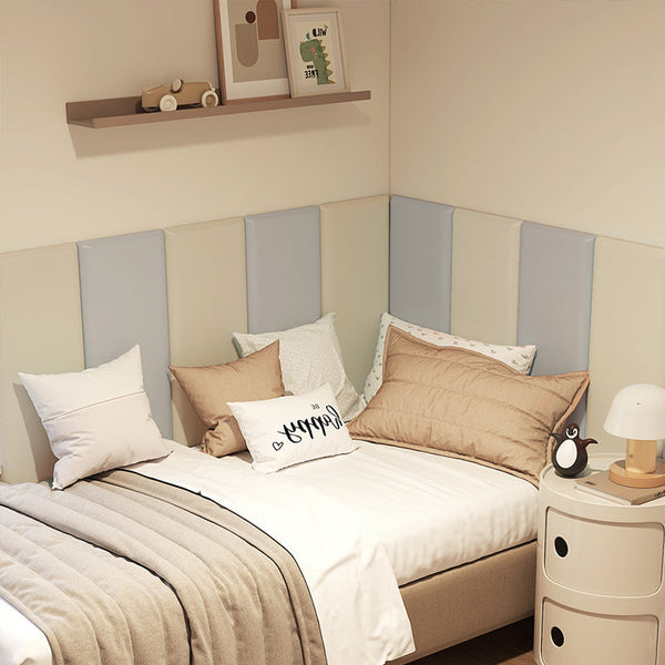 Kids' 3D Wall Stickers, Self - adhesive Soft Leather Bags, Anti - collision Wall & Bedhead Panels, 2 - 8 pcs