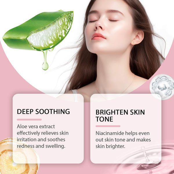 Aloe Vera Soothing Essence, Gently Hydrating And Moisturizing Facial Skin Soothing Essence
