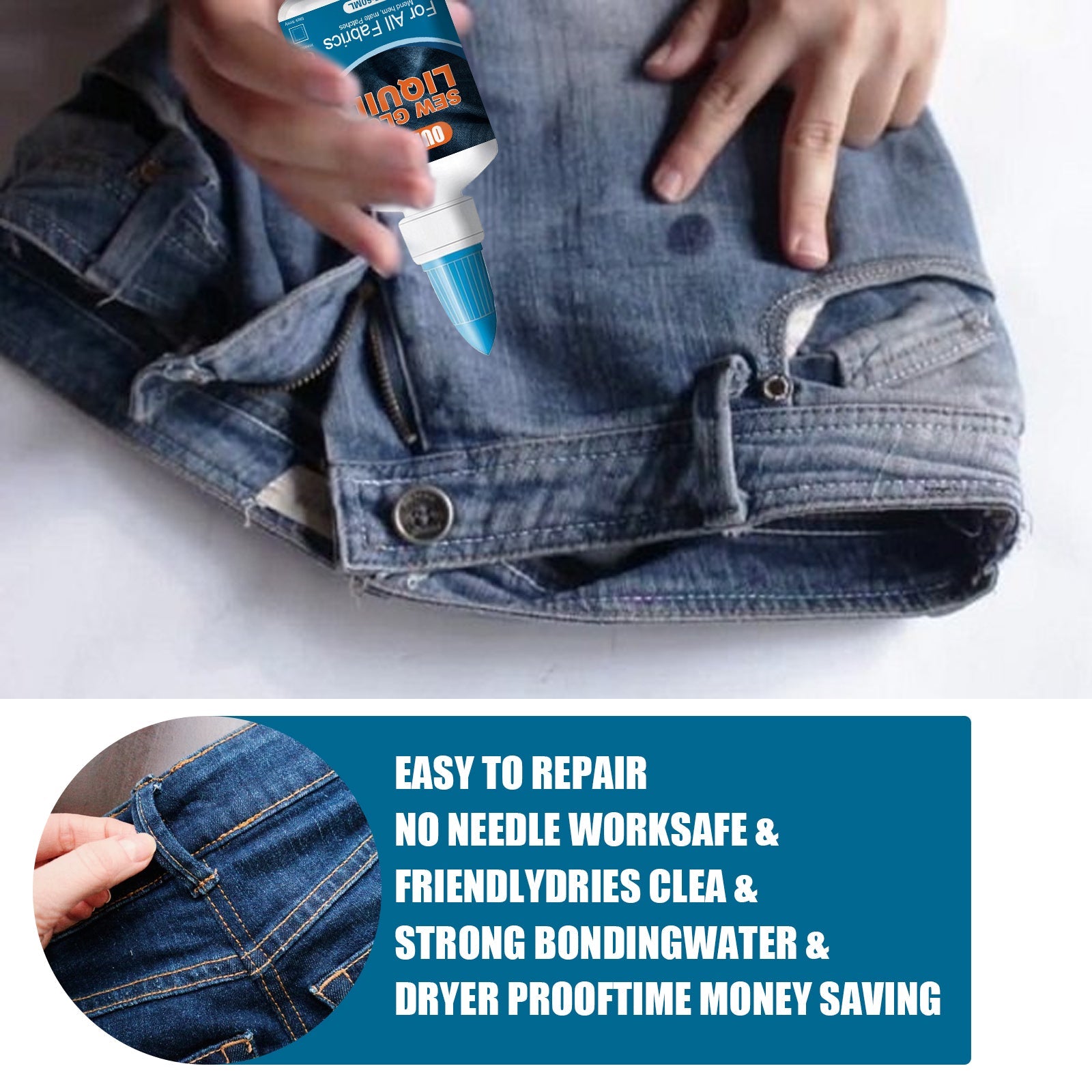 Fabric Glue Sofa Cushion Adhesive Repair Glue Clothing Doll Repair Multi-Purpose Adhesive