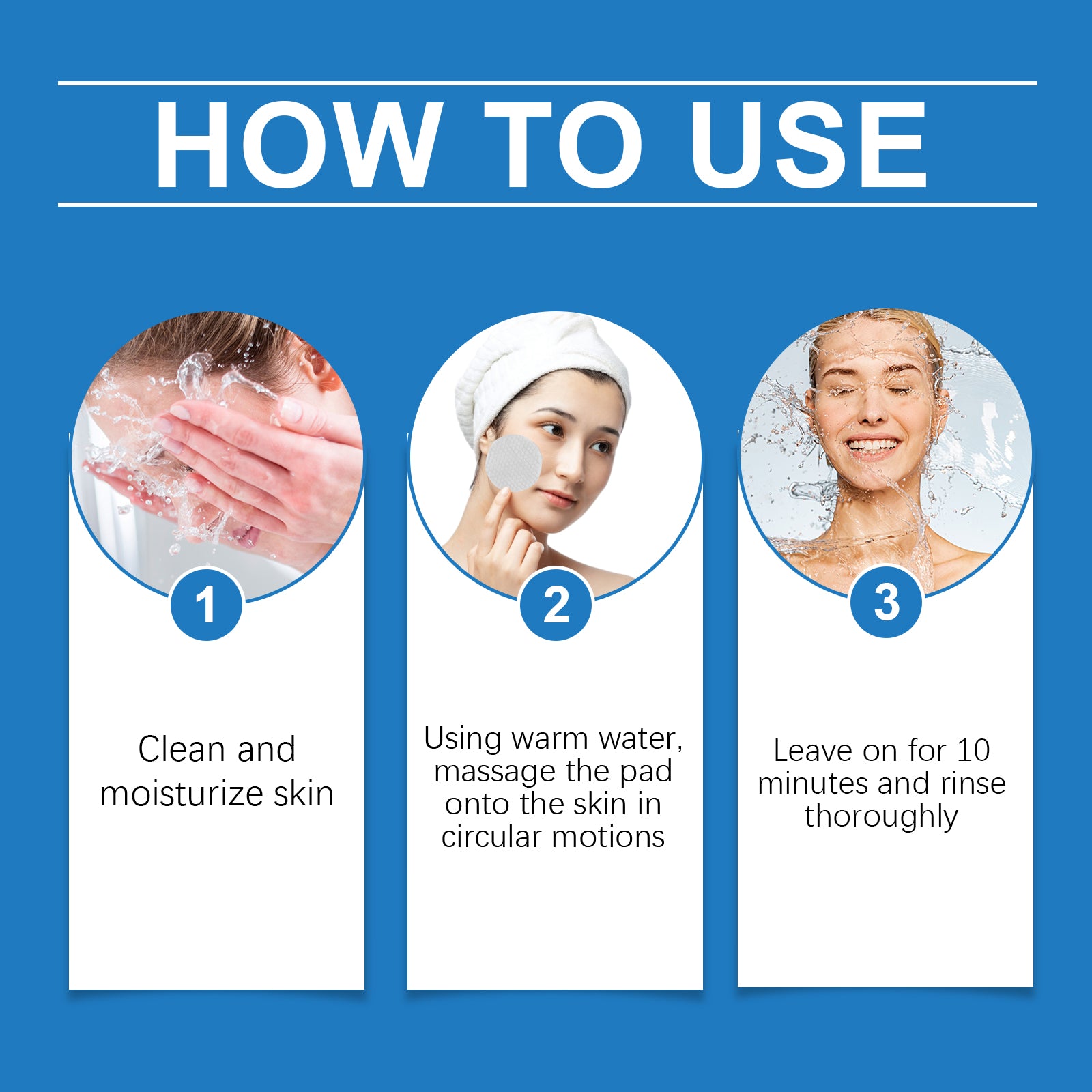 Glycolic Acid Rejuvenation Cotton Sheet For Facial Skin Deeply Cleans Pores, Nourishes, Repairs And Moisturizes Skin Care