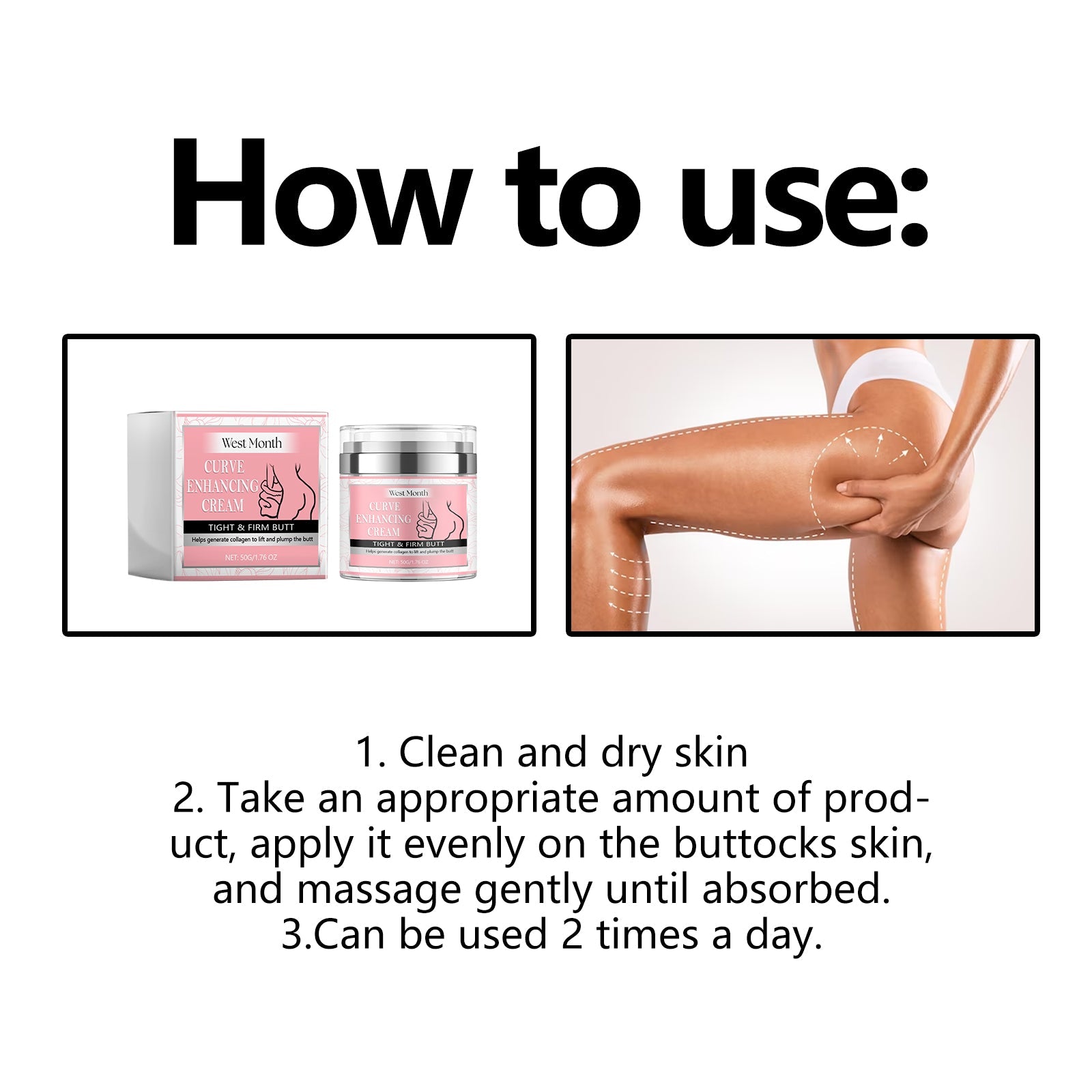 Curve Enhancing Cream, Sculpting The Hips And Firming The Curves Of The Body