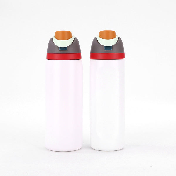 Insulated Stainless Steel Water Bottle (24OZ/32OZ), with straw, BPA-Free, great for sports and travel.