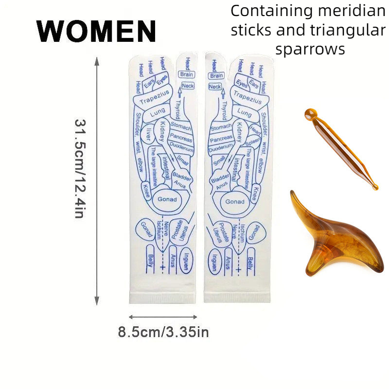 Warp socks English acupoint socks meridian socks massage socks