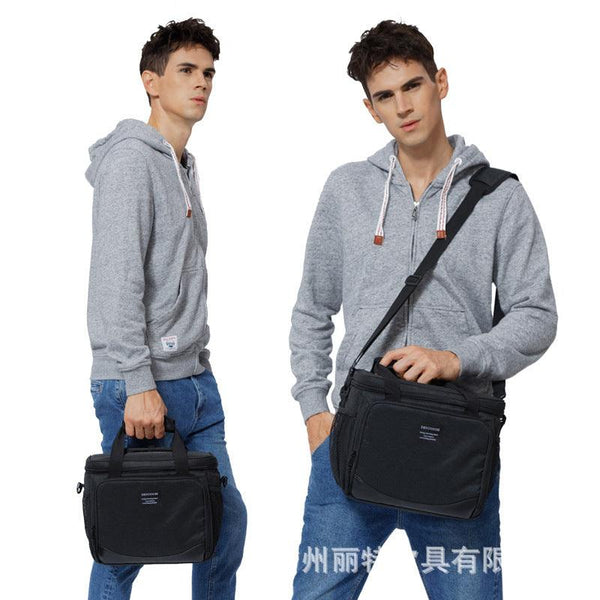 Outdoor large capacity portable waterproof EVA car lunch bag insulation picnic bag ice pack