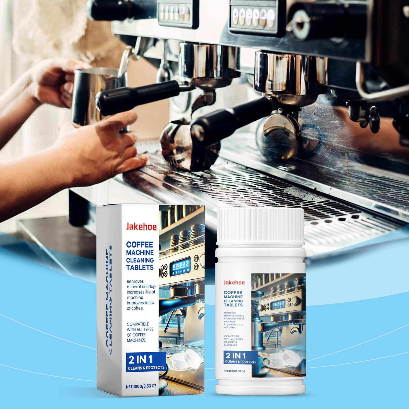 Coffee Machine Cleaning Sheet, Coffee Machine Stain And Scale Cleaning And Renovation Special Cleaning Sheet