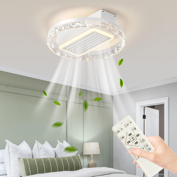 Bladeless Fan Lamp With Lights Dimmable  LED