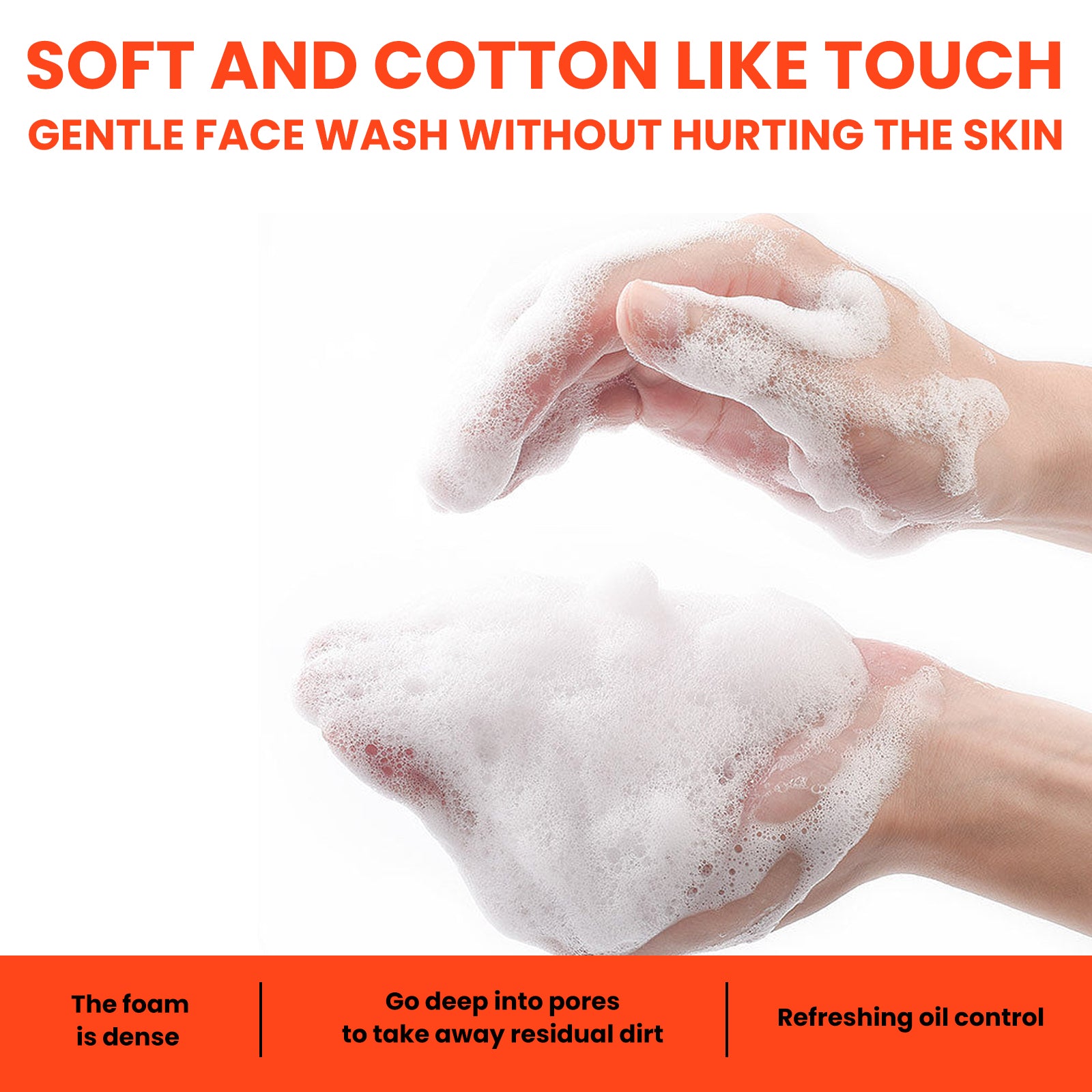 Men's Volcanic Face Wash, Acne Blackhead Face Deep Clean Pores And Oil Control