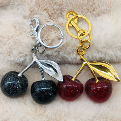 Cherry car keychain high-end women's bag pendant backpack pendant Christmas Halloween