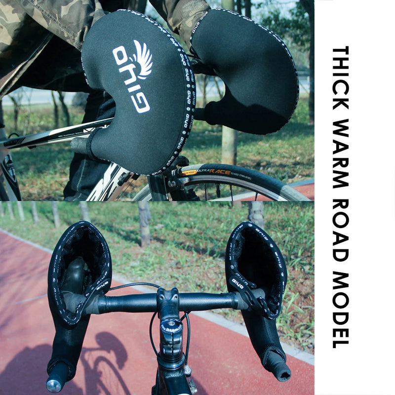 Winter Mountain Road Bicycle Bar Mitts Glove Bike Handlebar Mittens Warmer Cover Cycling Coldproof Hand Warmer Equipment