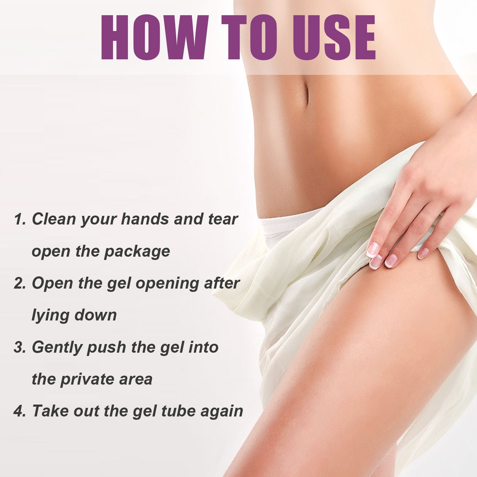 Natural Feminine Gel, Women's Deodorizing Body Odor Relief Itchy Discomfort Care Gel