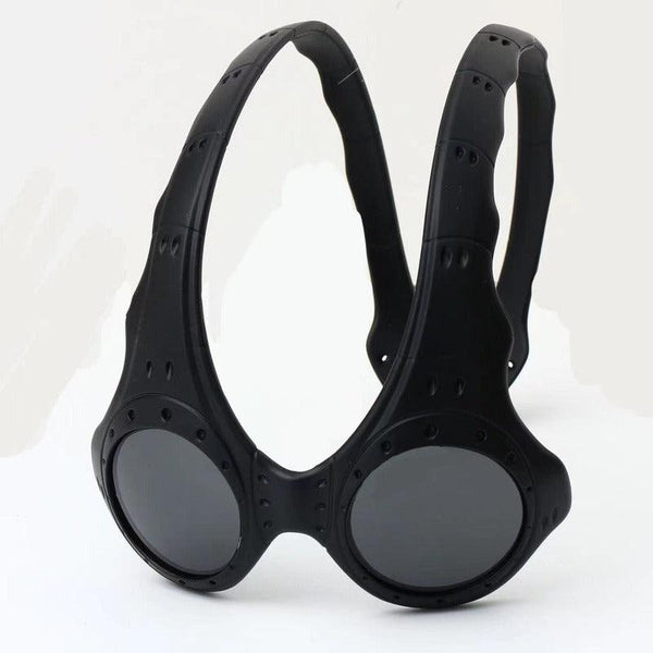 Unisex Over - The - Top Sunglasses. Ideal for outdoor cycling and sports. Fashionable retro - style metal - framed glasses.