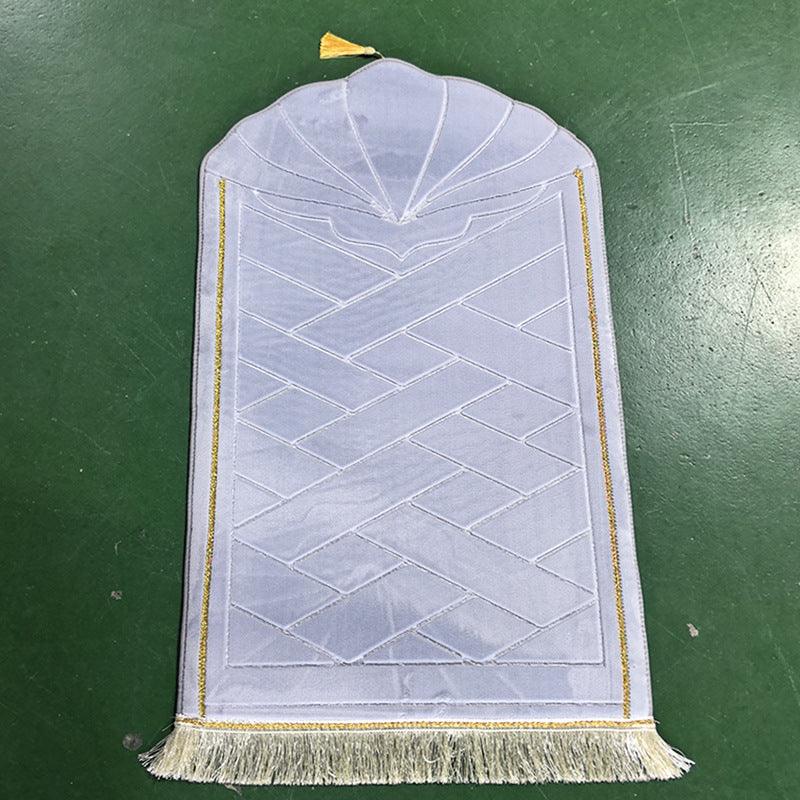 Shell shaped solid color carpet irregular flannel sponge thickened short flannel embossed portable floor mat