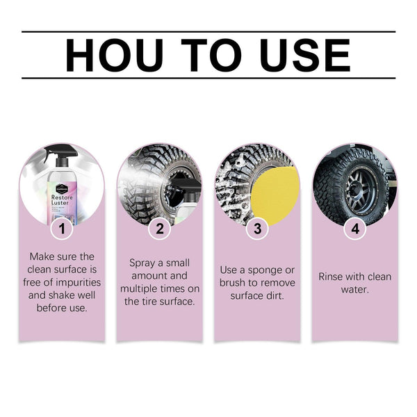 Heavy Duty Wheel Cleaner Wheel Hub Decontamination Anti-Aging Dust Foam Cleaning Agent