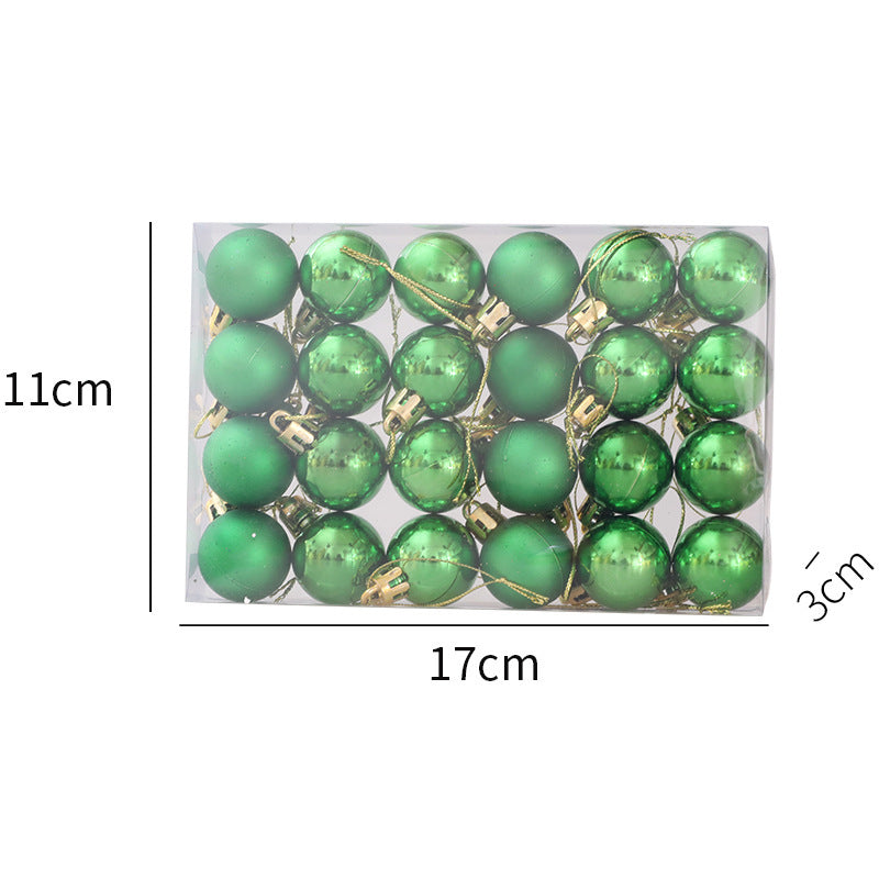 Christmas Ball Plastic Electroplating Christmas Ball Christmas Tree Creative Decoration Gift