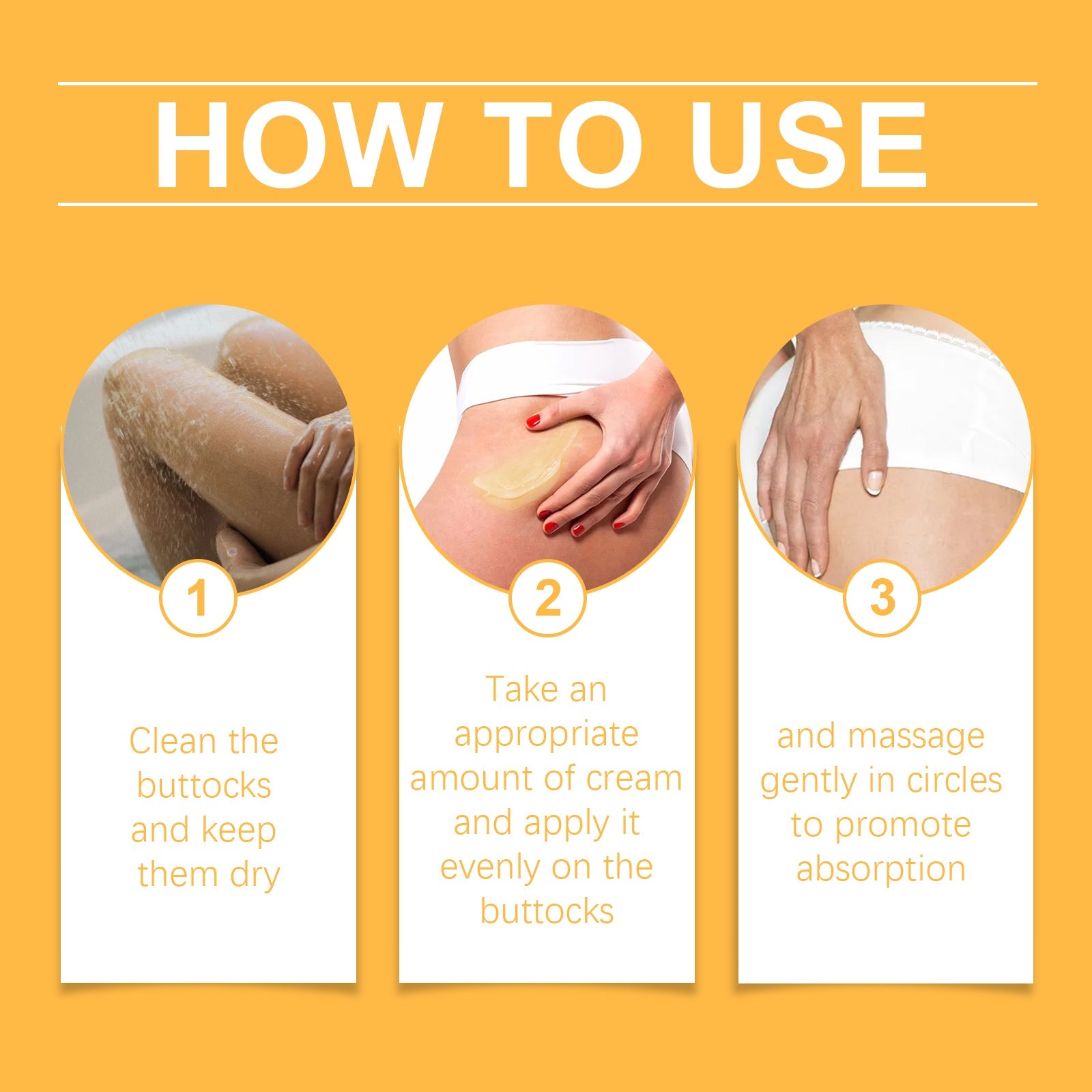 Buttock Care Cream Buttock Massage Moisturizing And Enhancing Buttock Elasticity Care Cream