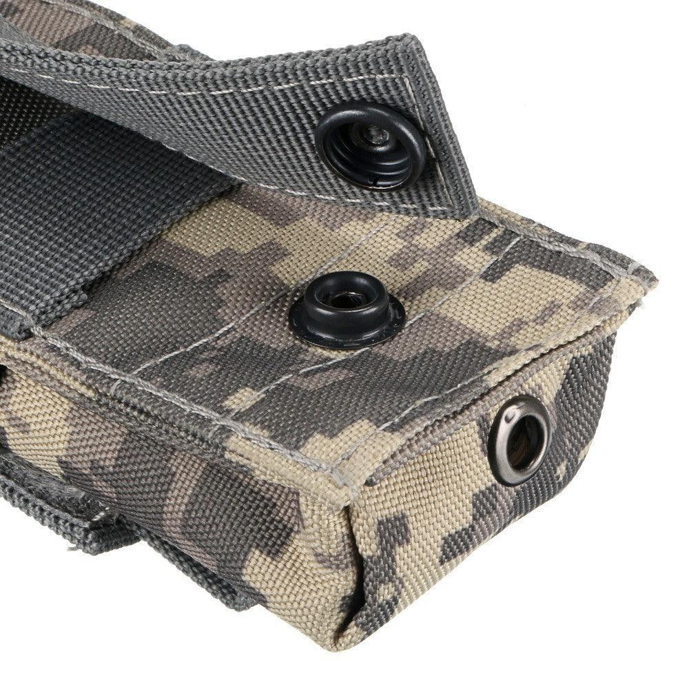 Outdoor Military Fan Flashlight Bag Small Single Tool Bag M5 Tactical Flashlight Bag Molle Accessory Bag Waist Bag