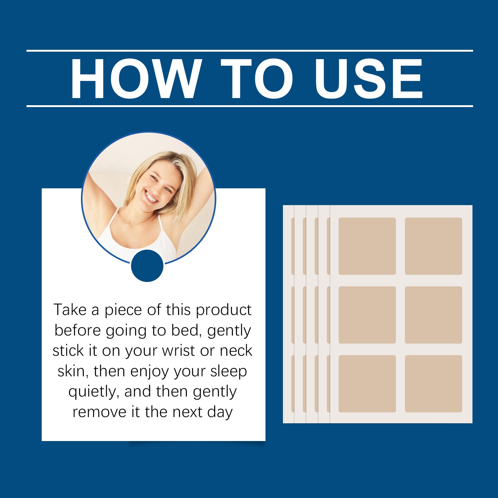 Herbal Sleep Patch For A Night's Sleep Home Lavender Scented Essential Oil Fragrance Patch