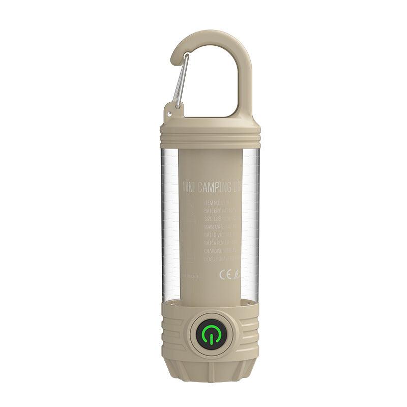 Multi functional outdoor camping light, portable strong light flashlight, rechargeable mini retro camping atmosphere light