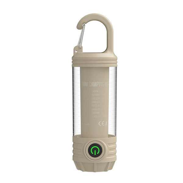 Multi functional outdoor camping light, portable strong light flashlight, rechargeable mini retro camping atmosphere light