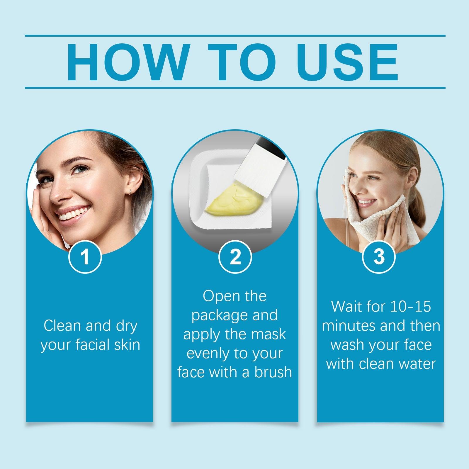 Full Face Treatment Mask, Exfoliating, Moisturizing, Improving Dullness And Gentle Cleansing Skin Care Mask