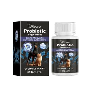 Cats And Dogs General Compound Probiotic Tablets, Pets Absorb Nutrition Supplement Tablets Dog And Cat Nutrition