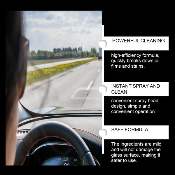 Multifunctional Glass Oil Film Foam Remover Removes Oil Film Glass Water From Front Windshield Cars
