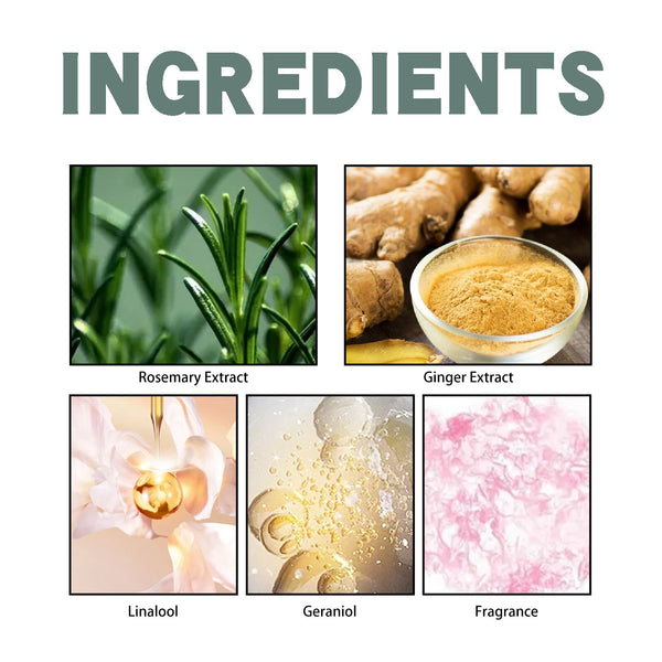 Rosemary Ginger Scent Experience Perfume, Natural Fragrance Behind The Ear And Wrist For Women