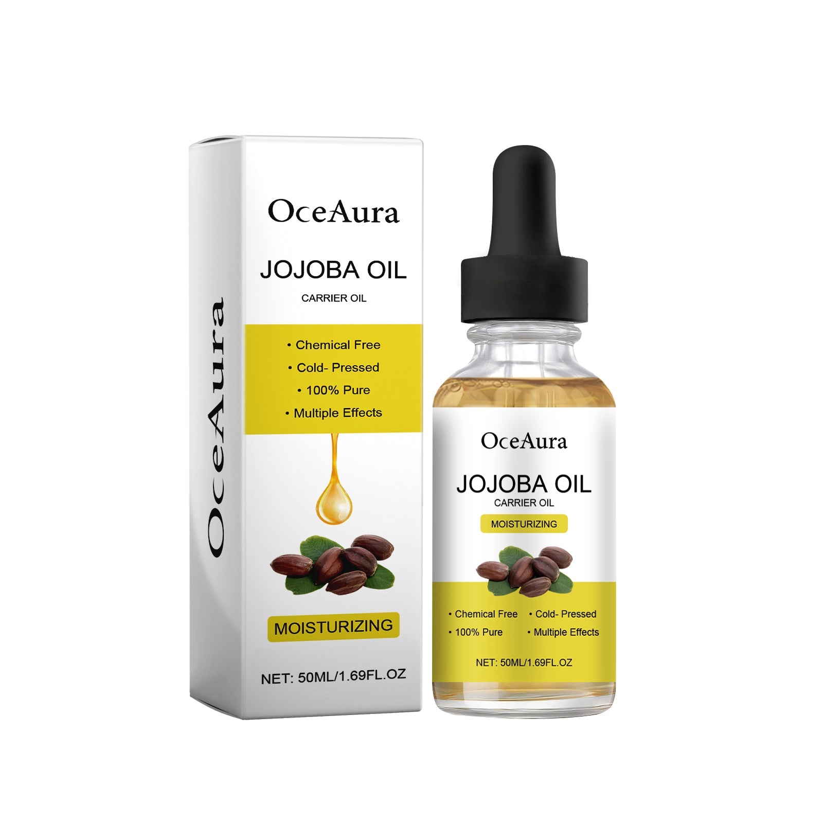 Jojoba Oil, Smooth Treatment Repair Frizz And Moisturize Skin Essence