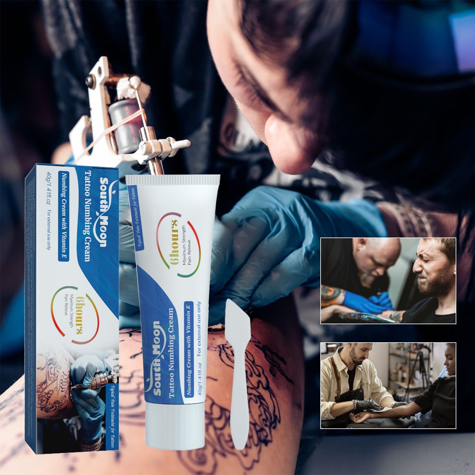 Tattoo Numbing Cream, Cleansing Moisturizing And Repairing Removing Tattoo Marks Skin Care Cream