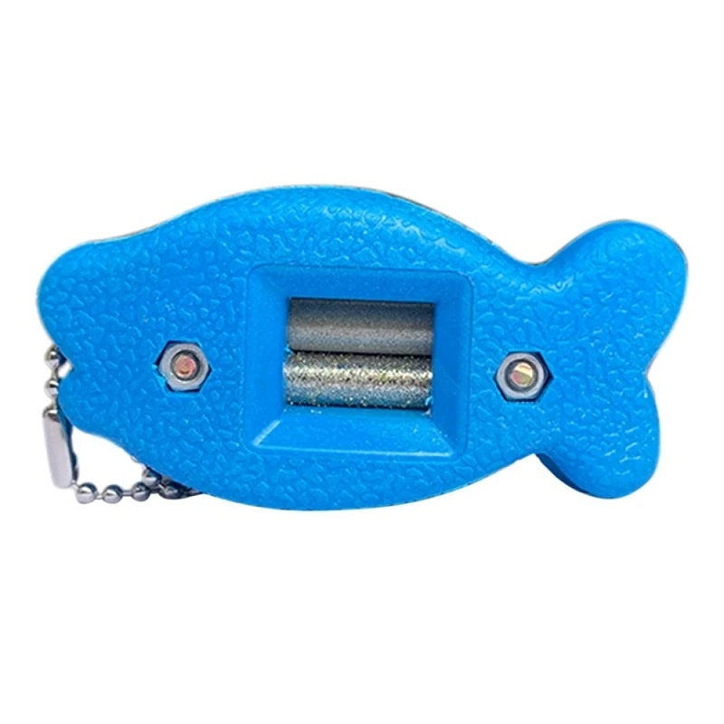 Diamond Sandstone Ice Skate Double Side Sharpener Portable Hanging Ice Hockey Shoe Blades Sharpener Ice Skate Accessories
