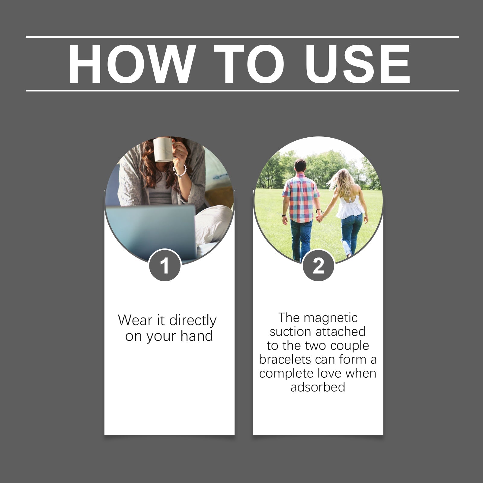 Couples Link Bracelet, Men And Women Link Hand Decoration Accessories Comfortable Durable Bracelet