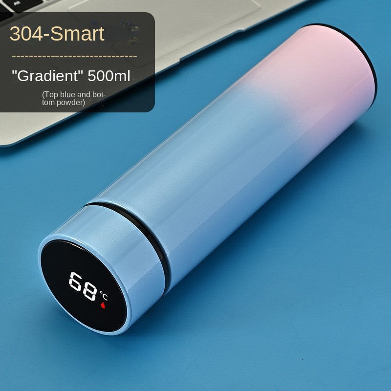 Smart Temperature Measurement Insulated Cup 304 Stainless Steel Water Cup Portable Home Cup Gift Cup Wholesale Engraving