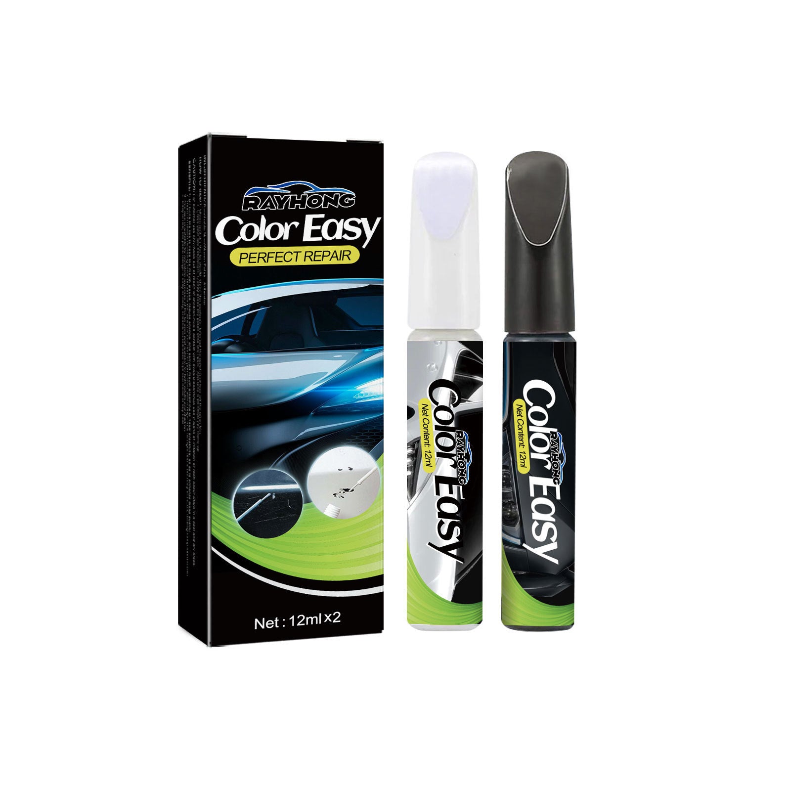 Car Scratch Repair Fluid, Car Lamp Shade Yellow Polishing Cleaning Scratches Polishing Brightening Coating Agent