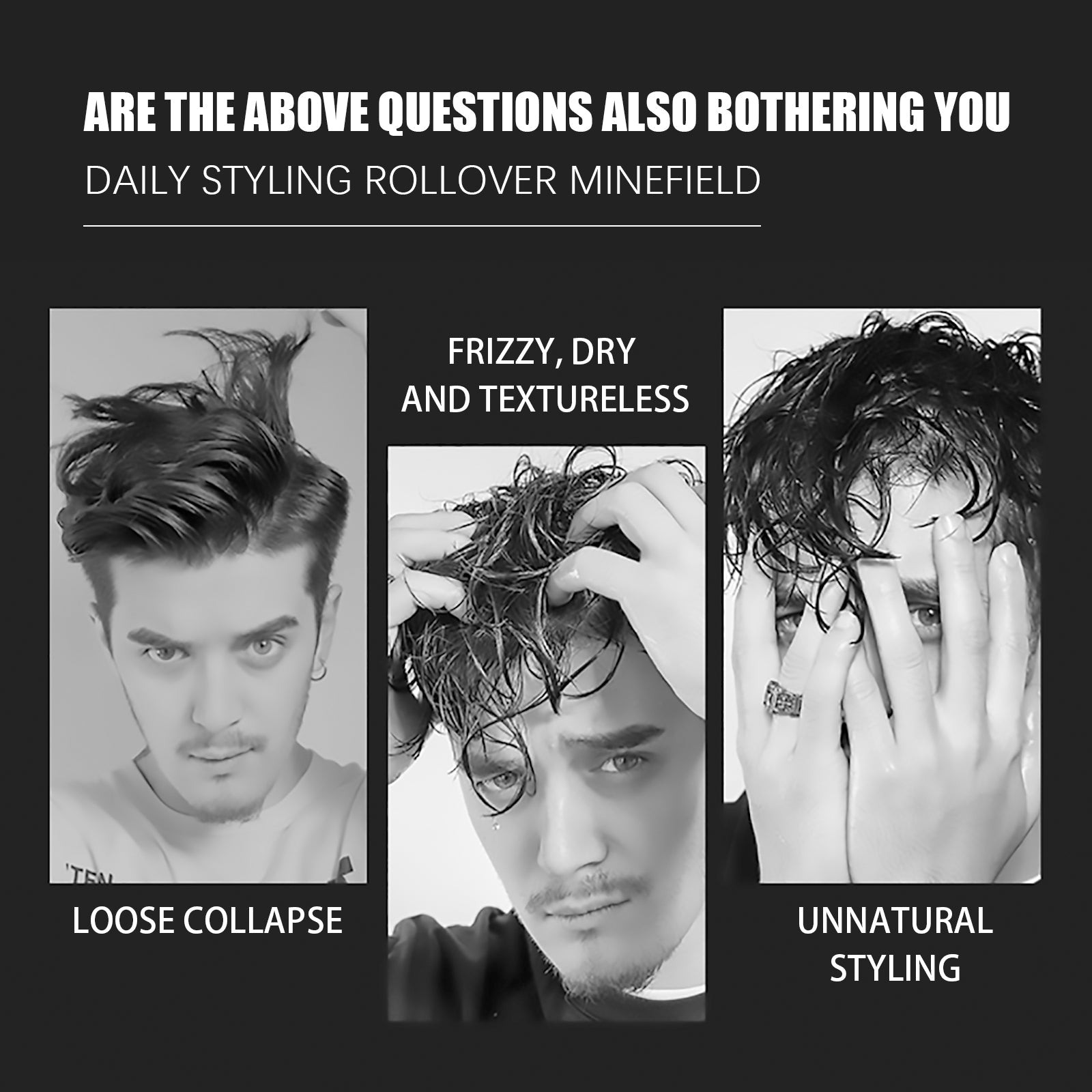 Hair Styling Spray, Hair Styling Moisturizing Fragrance Long Lasting Dry Gel Gel Hair Styling Gel Water