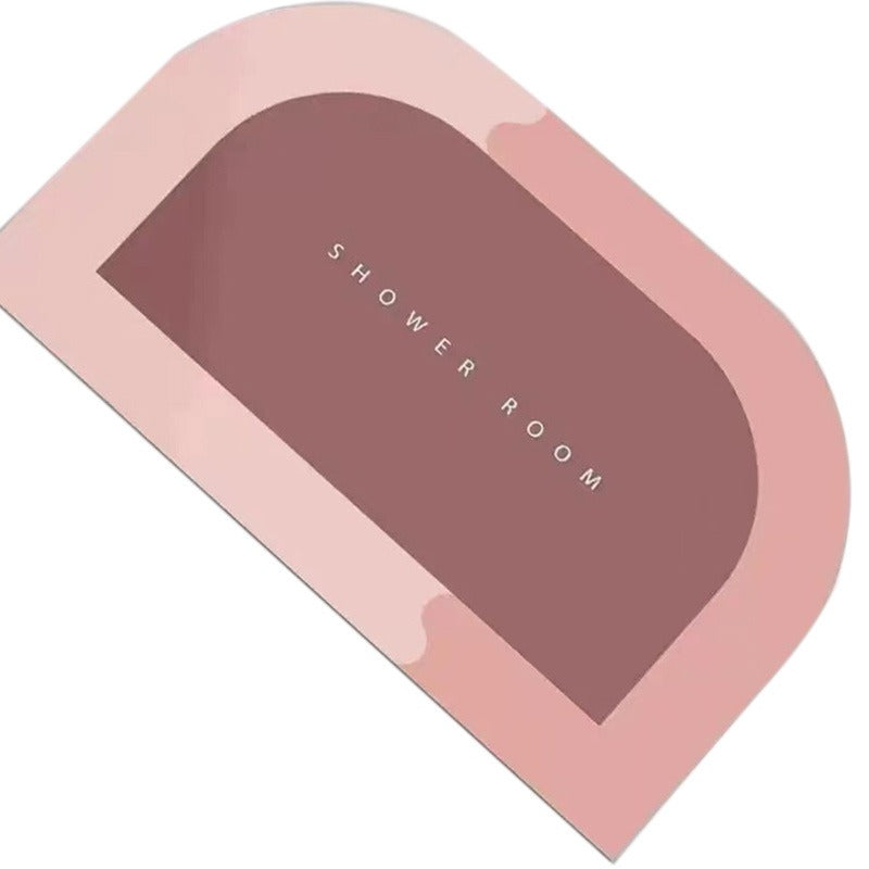 Soft cushion floor mat absorbent foot mat bathroom non-slip quick-drying toilet door carpet bathroom door mat