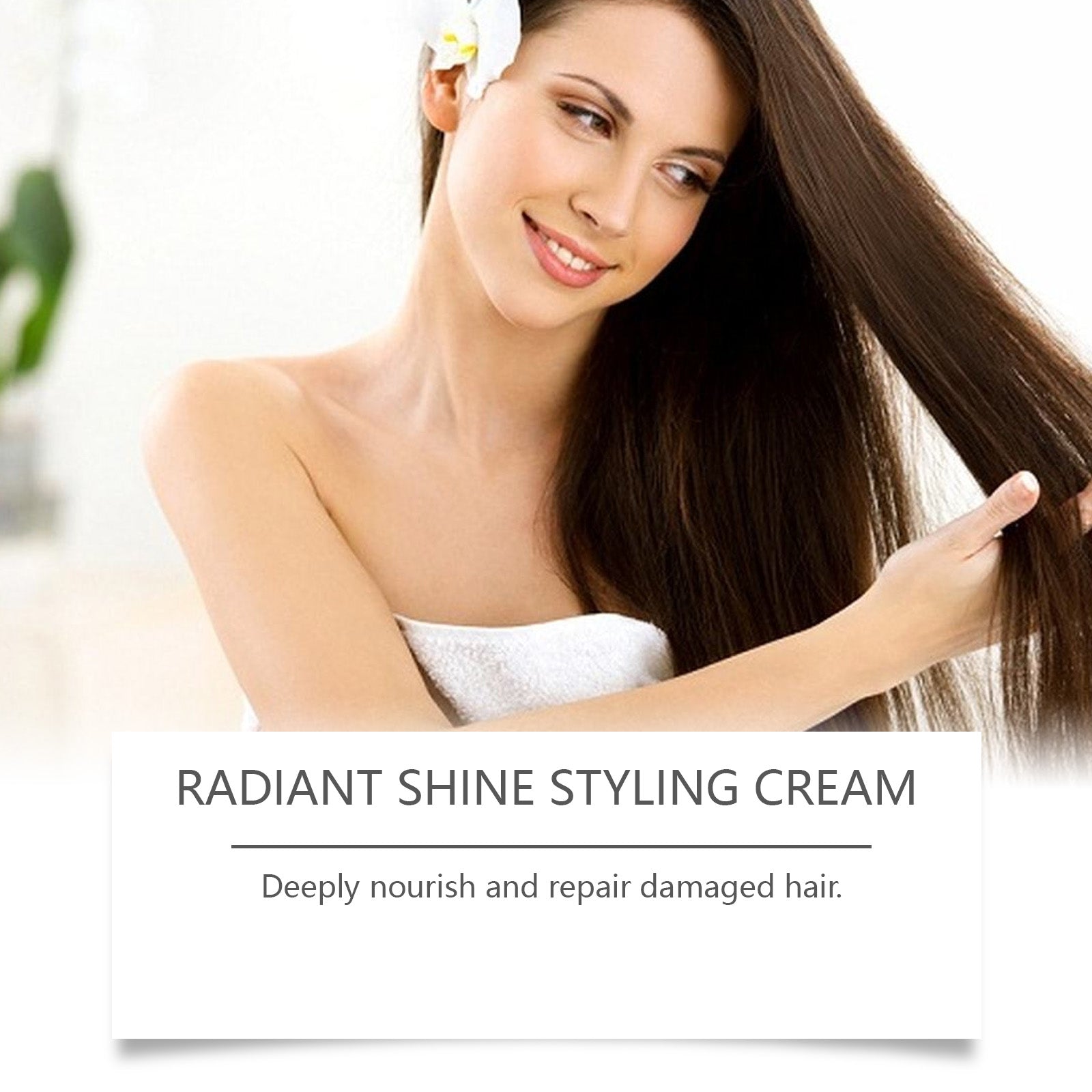 Smoothing Hair Care Cream Nourishes Hair Care And Repair Scalp Roots Shine Hair Citrus Fragrance