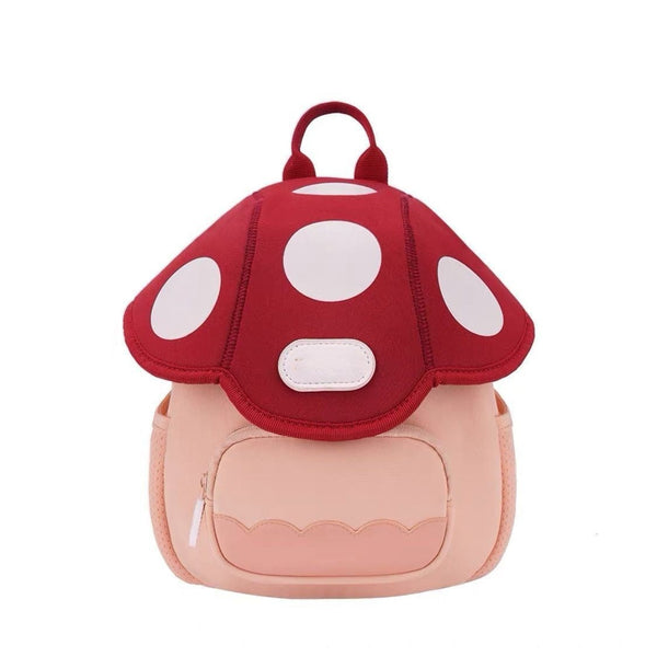 New Design Mini Cute Mushroom Backpack Kindergarten Popular Cute Baby Series Children's Small School Bag Trendy