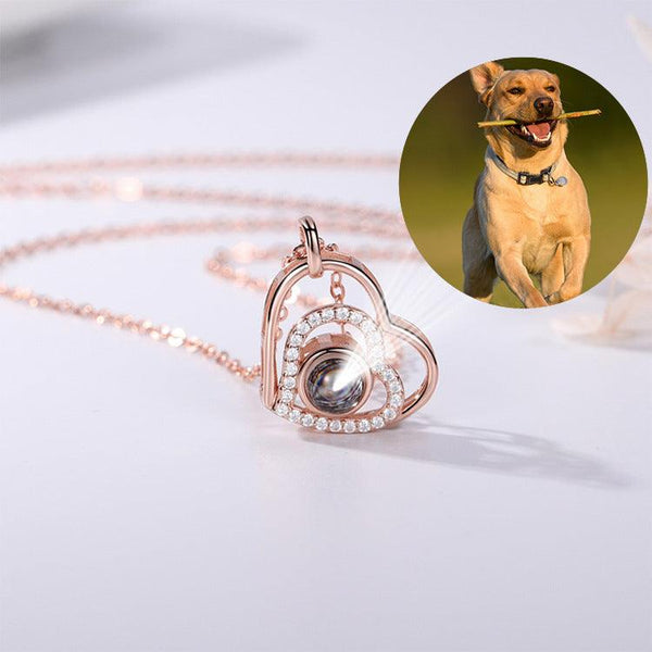 100 languages, I love you necklace, nano projection, customized color images, photos, text, love for Europe and America