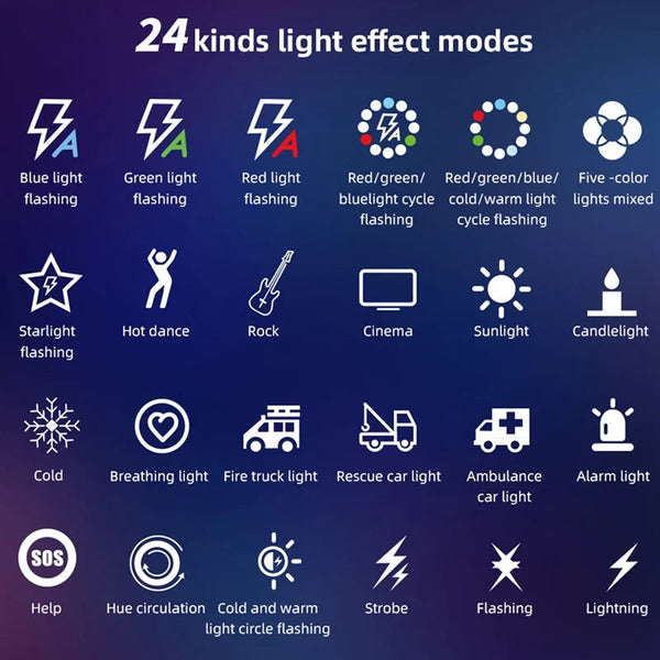 2500K-9000K Microphone LED Fill Light LED Mini Video Vlog Full-Color RGB Mic Light For Smartphone SLR Camera V03